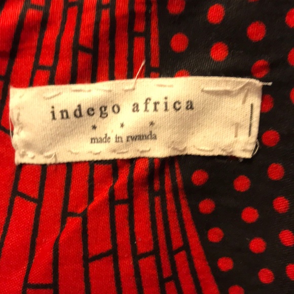 NWOT Indego Africa Fair Trade Zig Zag Beach Bag - Picture 4 of 7
